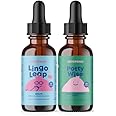 JoySpring LingoLeap & Potty Wise Bundle | Kids Vitamins & Minerals Naturally Sourced, Non-GMO, Non-Alcoholic Liquid Formula, Immunity Health Support | Vegan & Vegetarian Supplements
