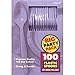 Amscan Big Party Pack Lavender Plastic Spoons - Pack of 100