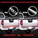 LPENG 60'' double Rows LED Truck Tailgate Light Bar Strip Red/White Reverse Brake Stop Turn Signal Parking Running Weatherproof No-Drill Installation Universal truck car SUV