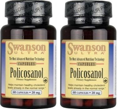 Policosanol 20 mg 60 Caps (120 Caps (60 Caps X 2)) Policosanol 20 mg 60 Caps (120 Caps (60 Caps X 2))