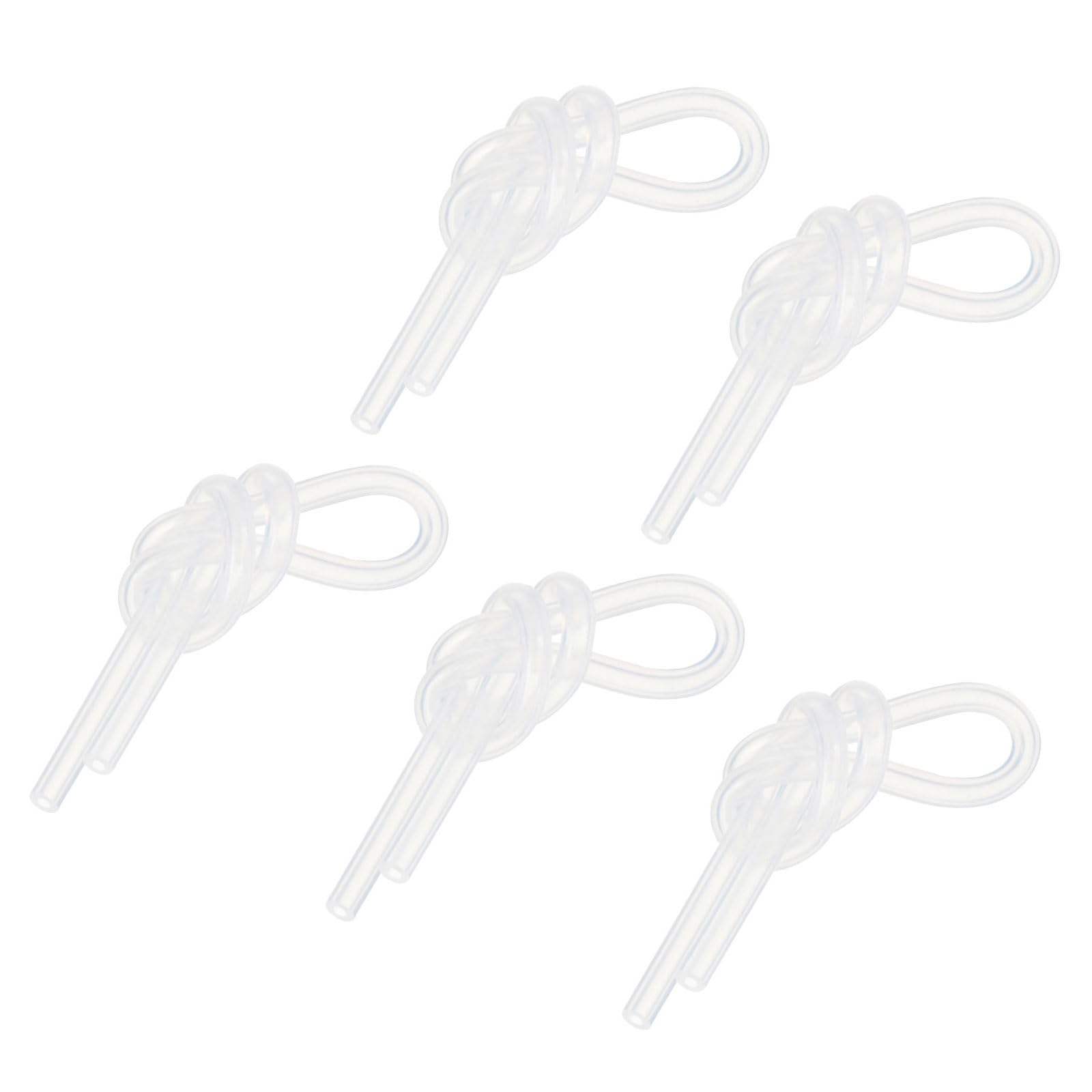 M METERXITY 5 Pack Tennis Dampener - Shock Absorber, Silicone Racquet String Damping, Apply to Tennis Racket (23cm, White)