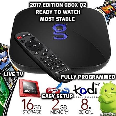 Matricom G-Box Q² Quad/Octo Core Android TV Box [2GB/16GB/4K] (Supports Amazon Prime Video!) Ready To Watch