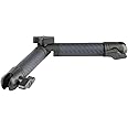 Bulletpoint Locking Adjustable Carbon Fiber Kevlar Mounting Arm with Articulating Joint Dual 20mm Socket Ends (7cm-to-7cm)