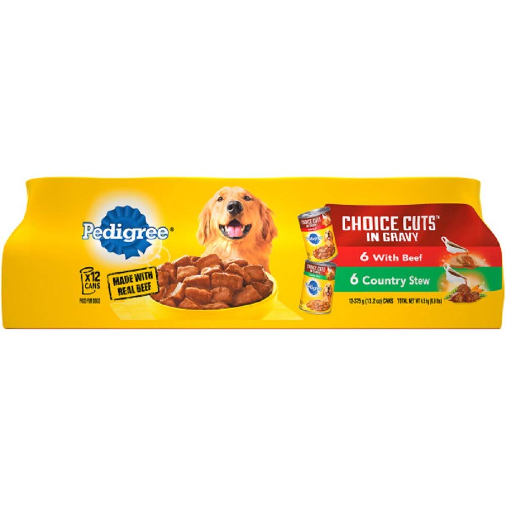 Pedigree Choice CUTS in Gravy Adult Canned Wet Dog Food Variety Packs