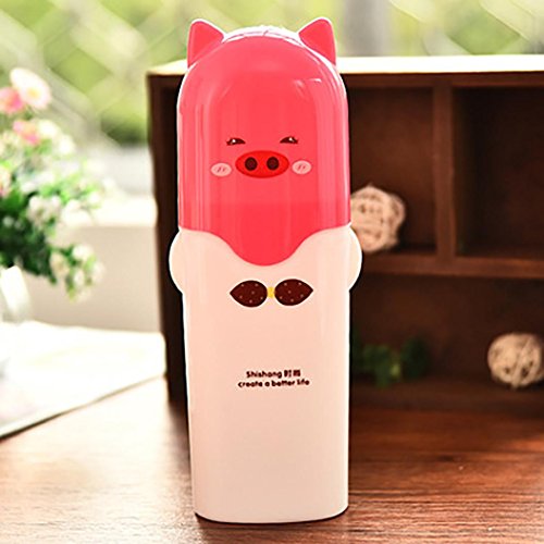 YJYDADA Toothbrush Flower Box Travel Storage Portable Plastic Toothpaste Box Organizer (B)