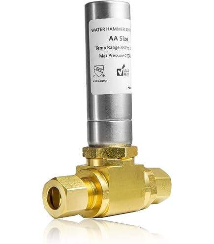 HeSun 2-Pack Copper Straight Water Hammer Arrestor, 1/2-Inch...