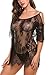 Avidlove Women Chemises Lace Smock Lingerie Mini Babydoll