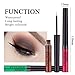 Matte Liquid Eyeliner 12 Colors Waterproof High Pigmented Colorful Brighten Pigments Smudgeproof Long Lasting Liquid Eye Liner Pen Set Matte Eye Shadow for women girl(12 PCS)
