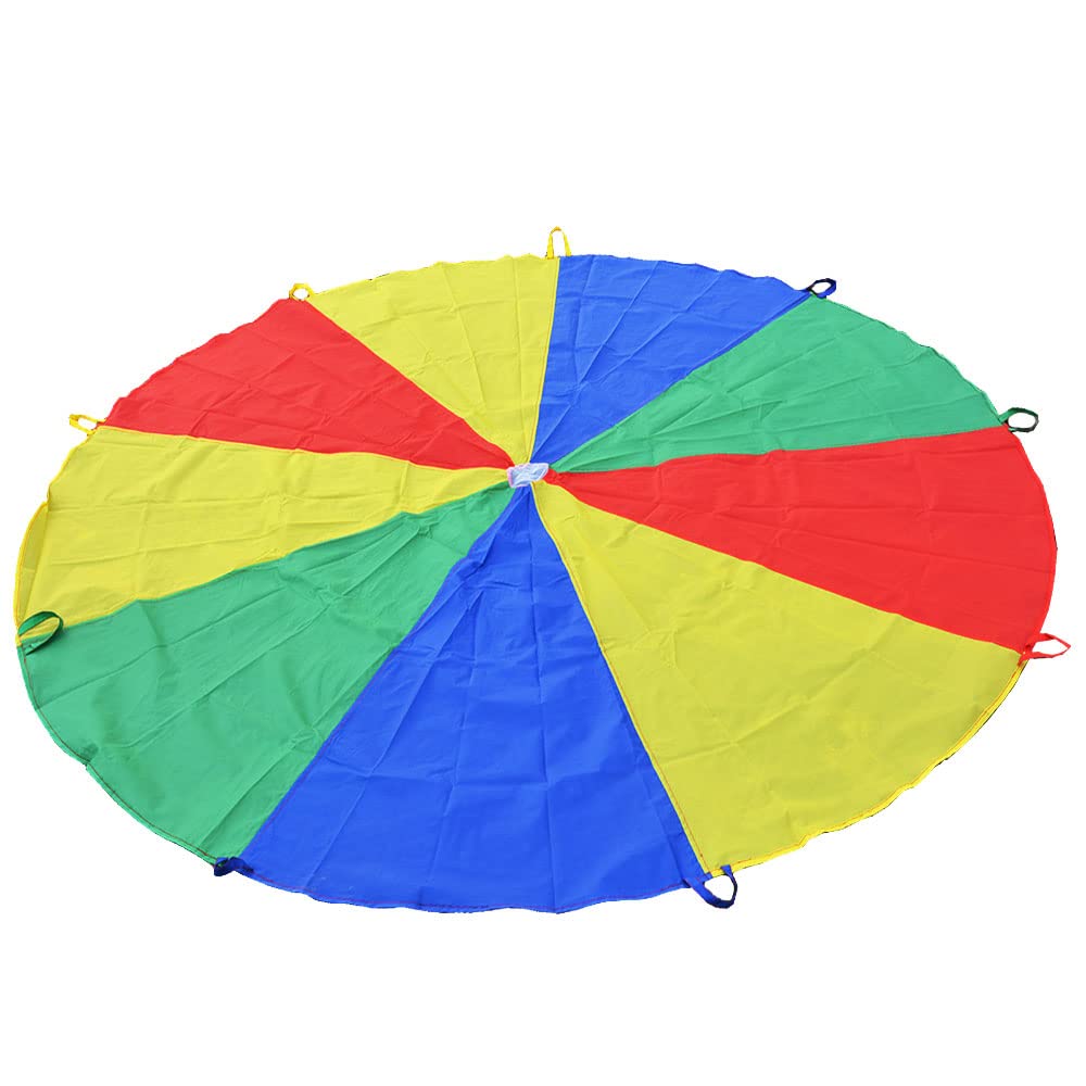 Photo 1 of Sonyabecca Parachute for Kids 6' with 9 Handles Game Toy for Kids Play