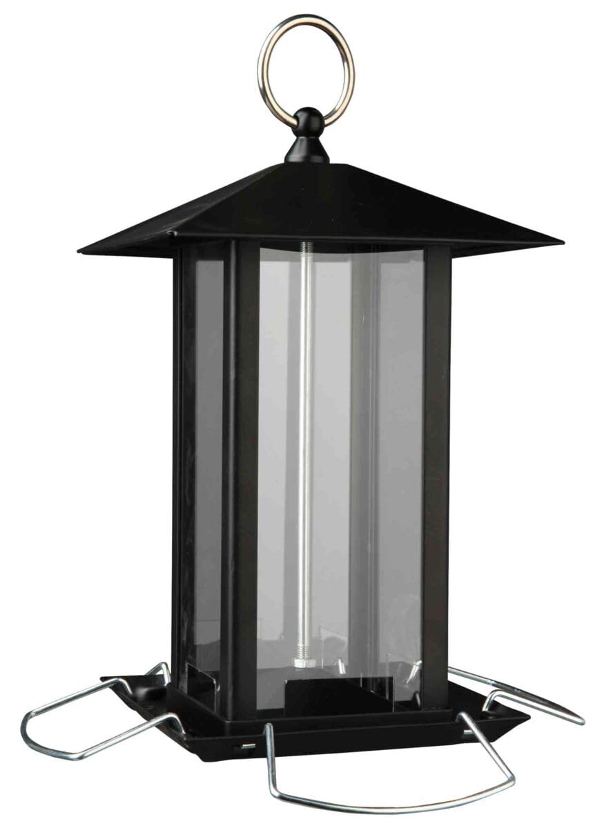 Trixie Metal Food Dispenser, Black