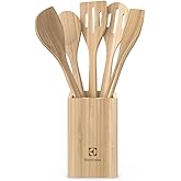 Conjunto de Utensílios de Bambu de 06 Peças