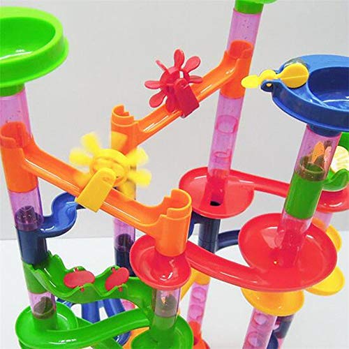 image for Liyic Toys105 Marble Run Toys/ Marble Race Game/Construction Building 