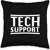 Tech Support Throw Pillow