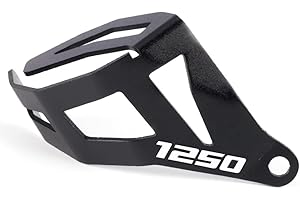 Modeer For BMW R1200GS LC R1250GS Adventure Motorcycle Accessories Rear Brake Fluid Pump Reservoir Guard Cover Protect R 1200 1250 GS ADV R1200 R1250 HP R1200GSA R1250GSA HP1250 (black-1250)