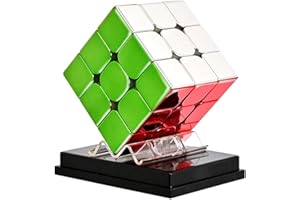 BroMoCube Cyclone Boys Mirror Reflective 3x3 Speed Cube Sticerless 3x3x3 Shiny Cube Puzzles Gift for Kids Adults