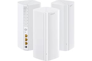 Tenda WiFi 7 Mesh System BE5100 – Dual-Band, Covers up to 6,600 Sq. Ft., 1×2.5G & 2×1G Gigabit Ports, Ethernet Backhaul, Easy