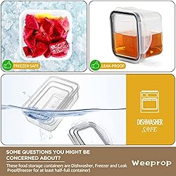 32 PCS Food Storage Containers with Airtight