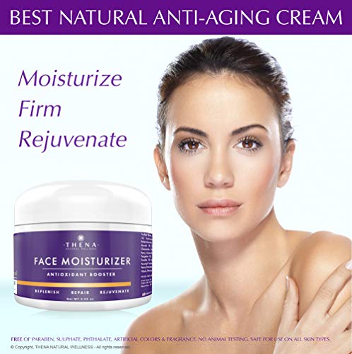 Anti Aging Face Cream Moisturizer With Vitamin C & A (Retinol) Hyaluronic Acid For Dry Skin, Organic Natural Skin Care & Face Care Women Men, Moisturizing Facial Lotion Wrinkles Eye Cream