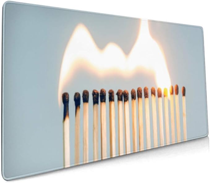 Lange Mousepad Reihe Holzstreichhölzer Feuer bewegt: Amazon.de: Elektronik