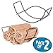 mDesign Modern Decorative Metal Bathroom Wall Mount Towel Rack Organizer for Storage of Bath Sheets, Washcloths, Hand or Face Towels - 2 Pack - Bronze
