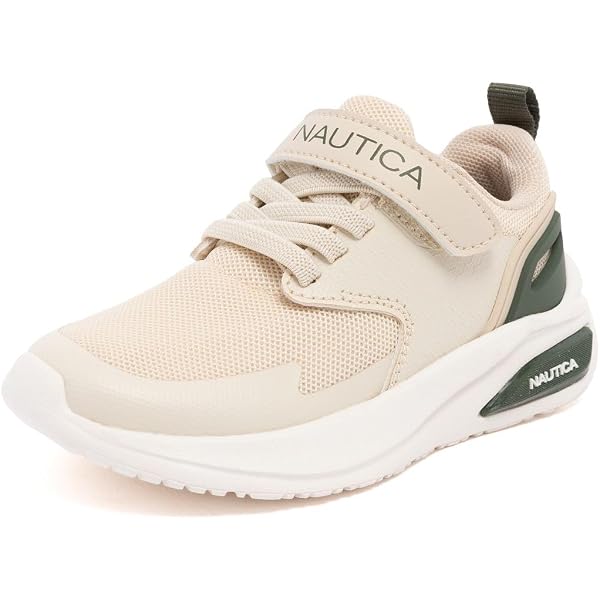 Nautica Kids' Boys Fashion Sneaker - Athletic Running Shoes With Strap For Toddlers & Little Kids