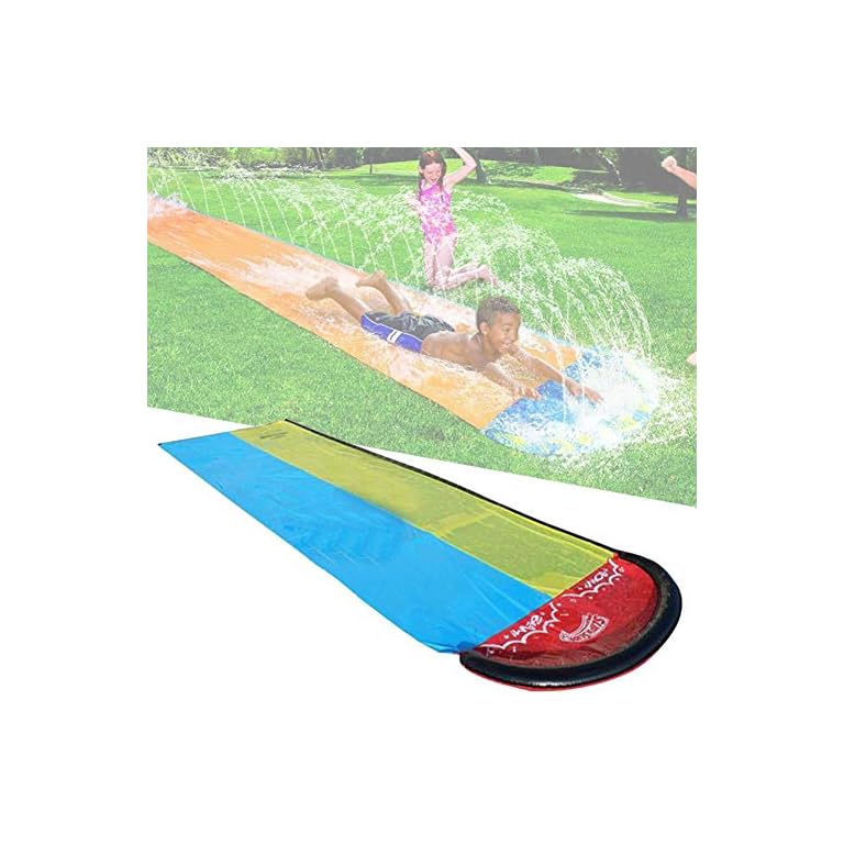 Easy-topbuy Tobogán De Agua, Toboganes De Agua para Piscinas Pista