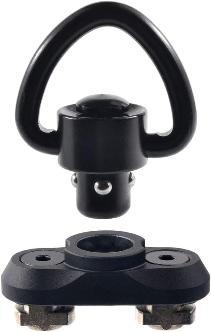 JIALITTE S-ling Swivel 1 Inch QD S-ling Mount Adapter Attachment for Rail