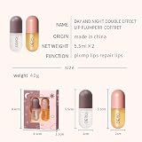 Beliky Girl 2 Pcs Natural Lip Plumper Gloss Day Night Moisturizing Fuller Lips view 6