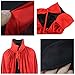 Ofocam Unisex Adult Halloween Cape Cloak Vampire Magician, Black&red, Size 55