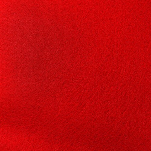 Red Felt Fabric - by the Yard