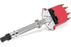 EVERESTWAY Ignition Distributor Compatible for 1987-1995 Chevrolet Pontiac GMC C/K Pickup Truck Red Cap and Rotor kit Replacement 1103952 1104060