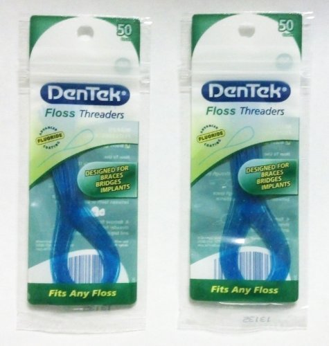 Dentek Floss Threaders, 50 Ct (Pack of 2)