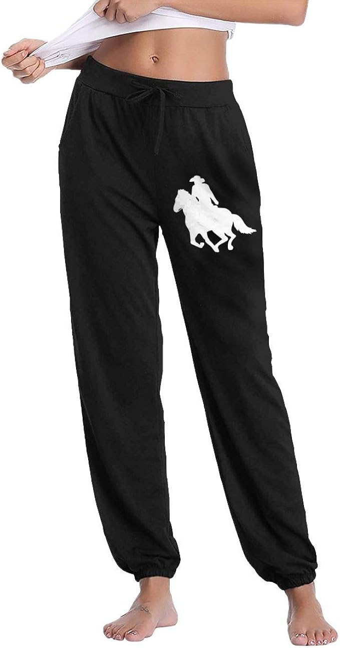 YOOJPC6 Women's Horse Riding0 Sweatpants with Pockets Gym Jogging Pants Clothing