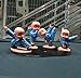 4pcs Cute KongFu Monk Car Interior Display Decoration Car Dashboard Ornament Car Home Decor Gift