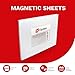 XFasten Magnetic Sheets 8x10 Inch 20mil (Set of 10) - Magnetic Adhesive Sheets -Premium Peel and Stick Magnetic Sheets with Adhesive Backing