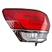 Drivers Taillight Tail Lamp Quarter Panel Mounted w/Chrome 14-18 Jeep Grand Cherokee Replaces 68110017AF CH2804106 166-02614L AutoAndArt