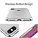 iPhone X Clear Case, WLKSUS Clear Slim Premium Hybrid TPU Anti-Scratch Bumper Cover for Apple iPhone X (Silver)