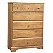 South Shore Little Treasures 5-Drawer Chest-Country Pine