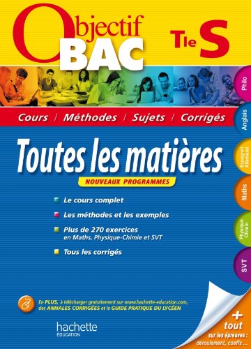 Objectif Bac - Toutes les matières Terminale S
