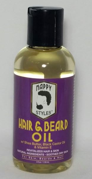 Amazon Com Nappy Styles Hair Beard Oil 4oz Beauty