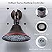 Oil Rubbed Bronze Shower Head, 4 Functions High Pressure Wall Mount Fixed Showerhead