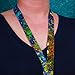 Buttonsmith Van Gogh Irises Premium Lanyard - with Buckle and Flat Ring - Made in the USA