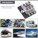 VETOMILE 6-way Fuse Box Blade Fuse Block Holder Screw Nut Terminal 5A 10A 15A 20A Free Fuses LED Indicator Waterpoof Cover for Automotive Car Marine Boat