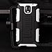 Cocomii Robot Belt Clip Holster Galaxy Mega 2 Case, Slim Thin Matte Kickstand Swivel Belt Clip Holster Reinforced Drop Protection Fashion Bumper Cover Compatible with Samsung Galaxy Mega 2 (White)