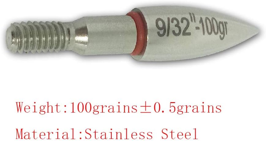 Archery Field Points Belt O Ring 100/125/150 Grain Stainless Steel Bullet, Suitable for Multiple Arrow Sizes and Target Practice (1 Dozen 12 PCS) : Sports & Outdoors