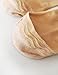 VERO MONTE 4 Pairs Womens No Show Socks - Cotton Liner Socks (Skin Color, 7-8)