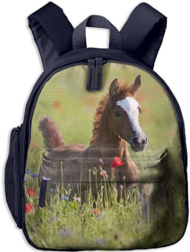 The Runing Mane Horse Kids Cute Shoulder Bags Best Shoulder Backpack Schoolbags For School!