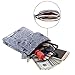 AOCINA Purses for Teen Girls Cell Phone Purse Mini Wallet Canvas Crossbody Bags for Teen Girls Women(Blue)