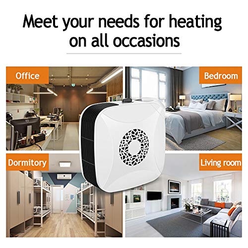 Pstars Mini Portable Ceramic Space Heater with Adjustable Thermostat, Automatic Overheat Protection, Efficient and Lasting, Energy Saving, Electric Warmer Office Winter Warm