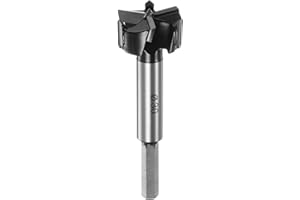 HARFINGTON Forstner Drill Bit 30mm (1-1/6") Tungsten Carbide 3 Flutes 4 Spurs Boring Forstner Bits for Hinge Wood Hole Drilli